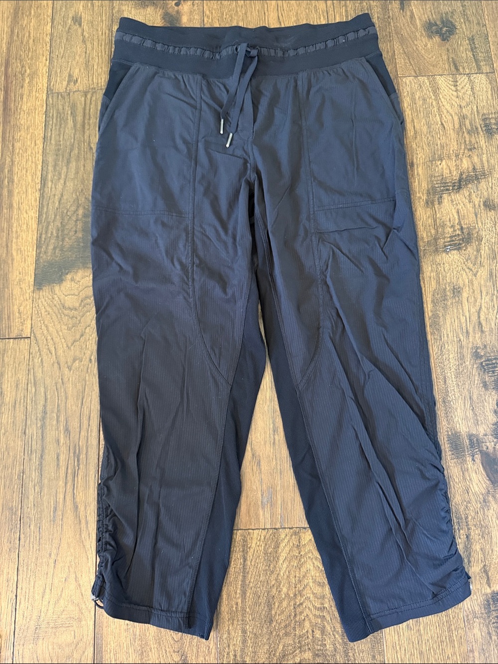 lululemon athletica Black Drawstring Capri Pants